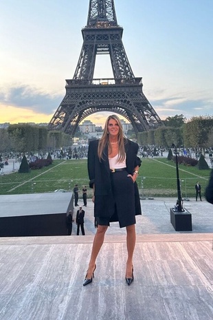 Anna Dello Russo Saint Laurent Show September 26, 2023