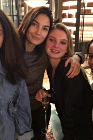 Lily Aldridge with Her Family January 15, 2017