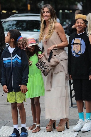 Heidi Klum New York City July 10, 2017