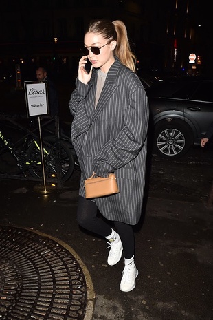 Gigi Hadid Paris February 28, 2020