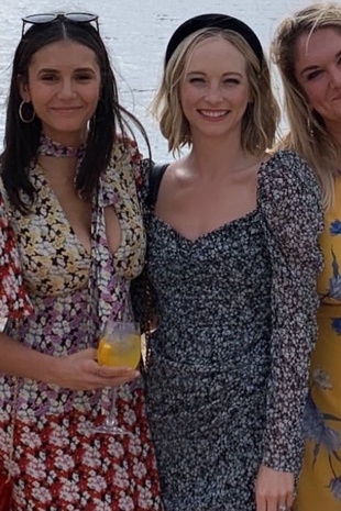 Nina Dobrev At a Friend's Wedding in Ibiza, Spain, September 21, 2019