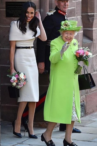 Meghan Markle Chester Town Hall With the Queen June 14, 2018