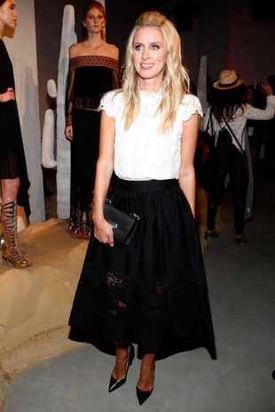 Nicky Hilton Rothchild Alice + Olivia Fashion Show September 15, 2015