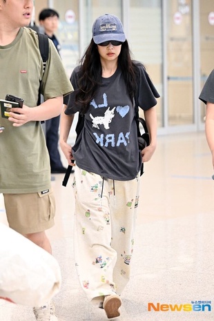 Jennie Kim Incheon Airport June 16, 2024