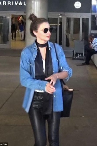 Miranda Kerr LAX Airport September 27, 2015