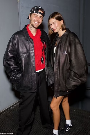 Hailey Bieber With Justin Bieber October 12, 2023