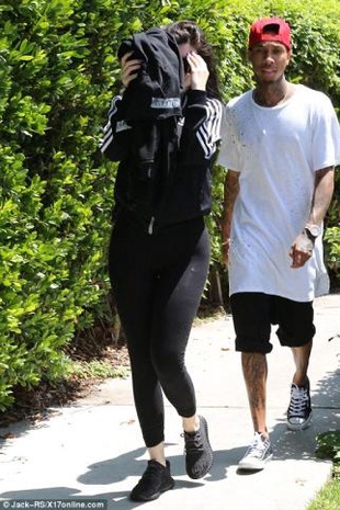 Kylie Jenner with Tyga in Los Angeles August 22, 2015