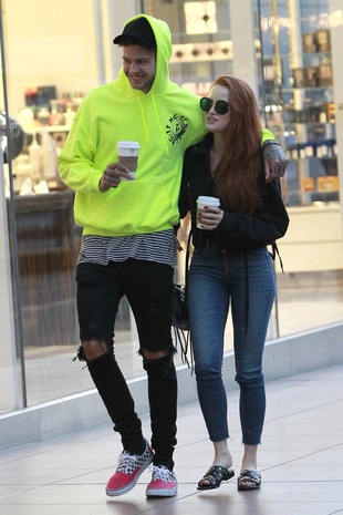 Madelaine Petsch Shopping at the Grove with Travis Mills August 14, 2017