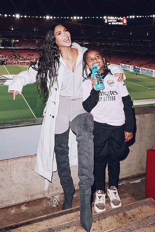 Kim Kardashian West Arsenal Soccer Game May 29, 2023