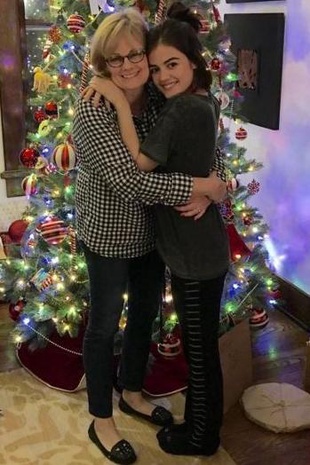 Lucy Hale Christmas December 25, 2015