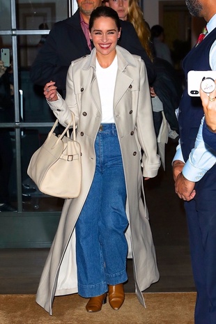 Emilia Clarke JFK Airport October 31, 2019