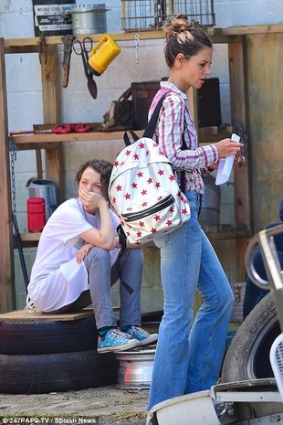 Katie Holmes All We Had Set August 26, 2015