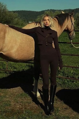 Elsa Hosk Helsa Country Side Campaign August 28, 2023