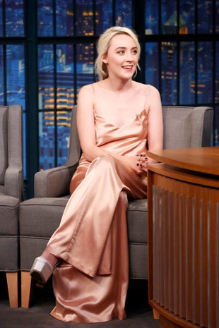 Saoirse Ronan The Late Night with Seth Meyers November 28, 2017