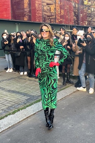 Anna Dello Russo Philosophy Di Lorenzo Serafini Show February 26, 2022