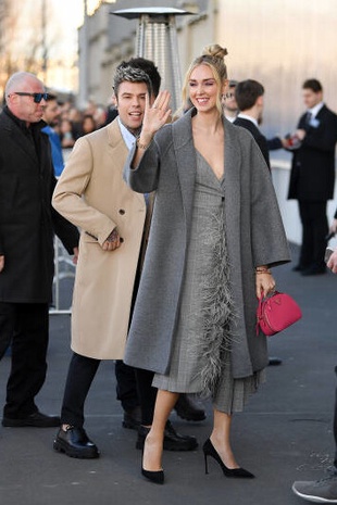 Chiara Ferragni Prada Fashion Show in Milan February 20, 2020