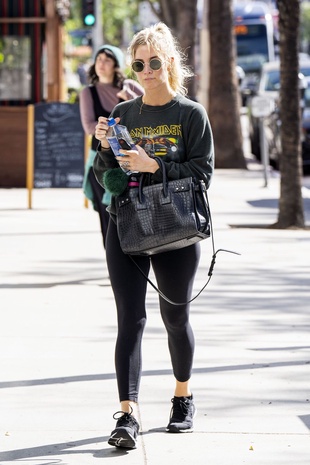 Ashlee Simpson Leaving the Gym October 4, 2018