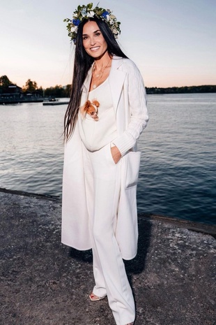 Demi Moore Max Mara Resort Dinner in Stockholm June 11, 2023