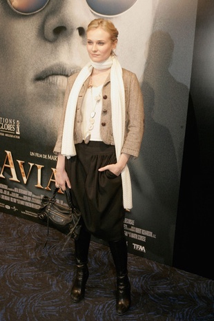 Diane Kruger the Aviator Premiere in New York City December 14, 2004