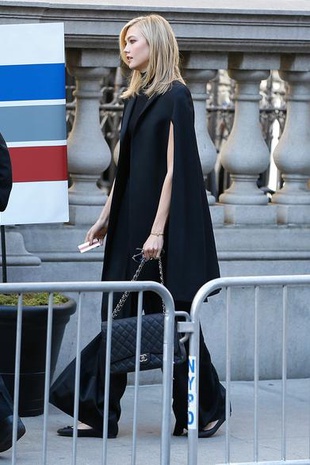 Karlie Kloss Oscar De LA Renta's Funeral at St. Ignatius of Loyola on November 3, 2014