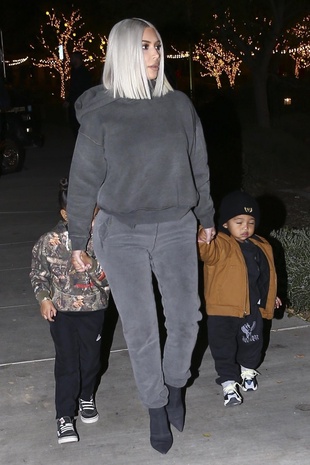 Kim Kardashian West Ice Skating December 23, 2017