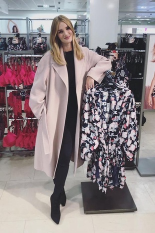 Rosie Huntington-Whiteley Marks & Spencer Store in Sheffield March 14, 2018