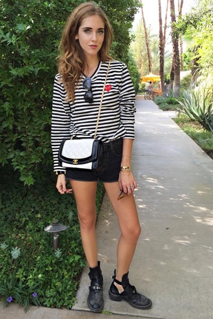 Chiara Ferragni in Palm Springs October 24, 2015