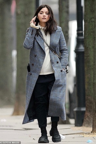 Jenna Coleman out in London March 3, 2021