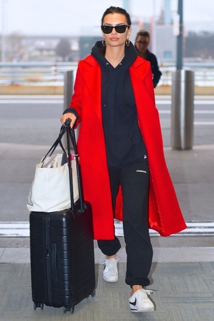 Emily Ratajkowski JFK Airport February 18, 2020