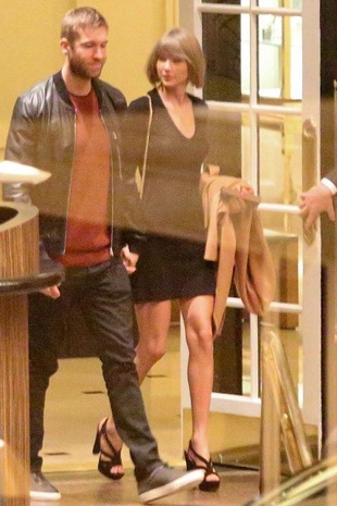 Taylor Swift with Calvin Harris at the Beverly Wilshire Hotel March 1, 2016