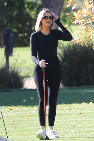 Khloe Kardashian Golf Court in Los Angeles January 7, 2020