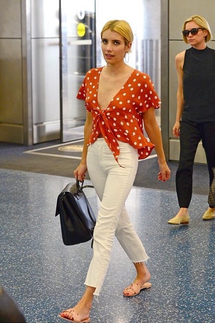 Emma Roberts Miami Airport July 14, 2016