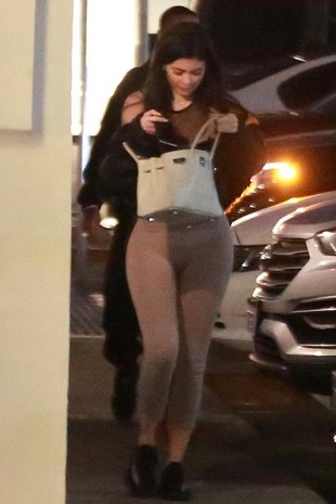 Kylie Jenner Dinner at Tra Di Noi November 25, 2016