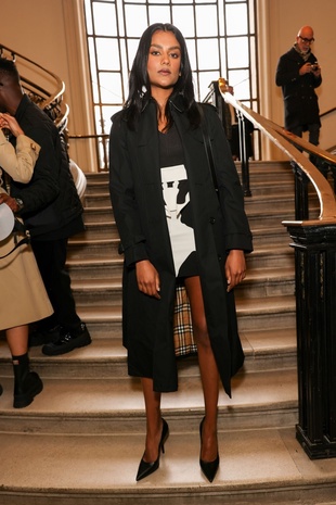 Simone Ashley Burberry Fall Show March 11, 2022