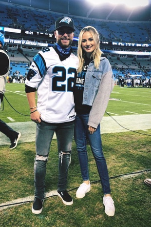 Lauren Bushnell Carolina Panthers Game December 17, 2018