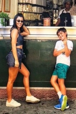 Kourtney Kardashian Italy July 9, 2018