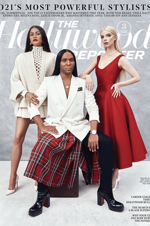 Zendaya Coleman The Hollywood Reporter 2021 Most Powerful Stylists Issue