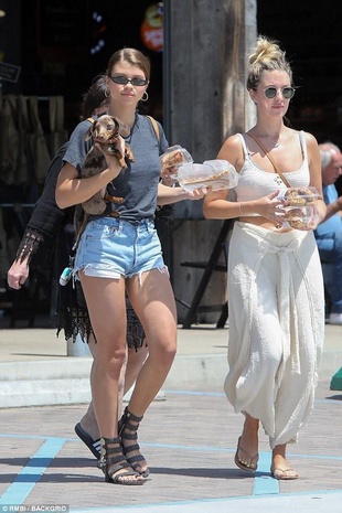 Sofia Richie With Her Dog Hershela May 4, 2018