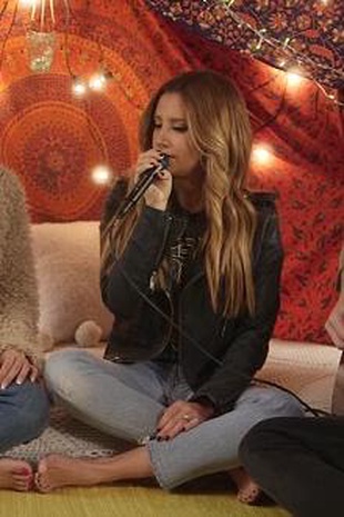 Ashley Tisdale on Her Youtube Chanel January 3, 2017