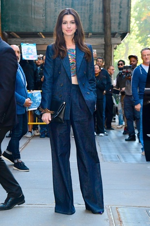 Anne Hathaway Armageddon Time Press Conference at New York Film Festival October 12, 2022