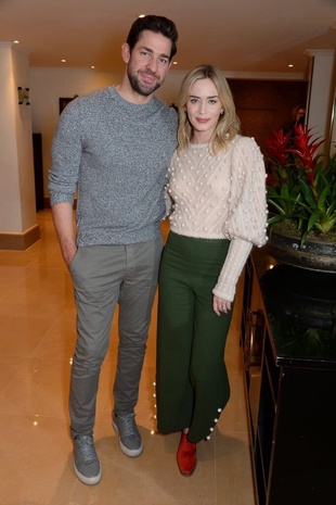 Emily Blunt and John Krasinski at a Quiet Place Bafta Special Screening October 8, 2018