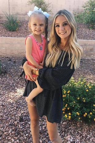 Lauren Bushnell With Lyla Sybilrud May 3, 2017