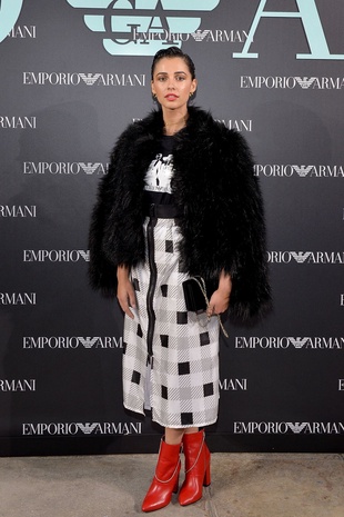 Naomi Scott At Emporio Armani Show, Lfw, September 17, 2017