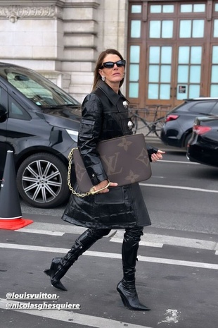 Anna Dello Russo Louis Vuitton Show March 6, 2023