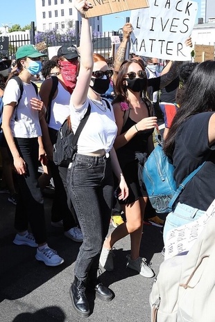 Madelaine Petsch Black Lives Matter Protest June 7, 2020