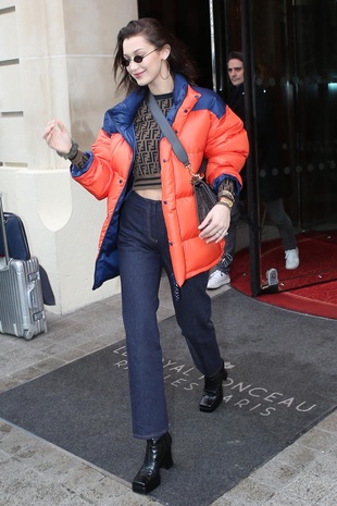 Bella Hadid Paris January 19, 2018