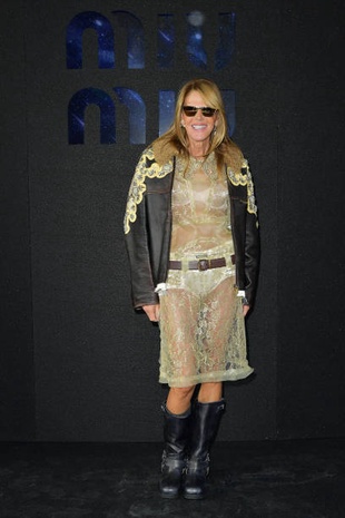 Anna Dello Russo Miu Miu Show October 4, 2022