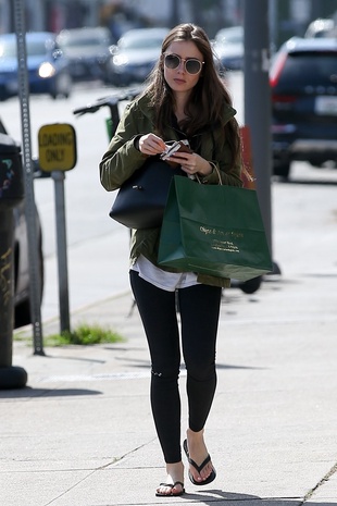 Lily Collins Hollywood April 14, 2019