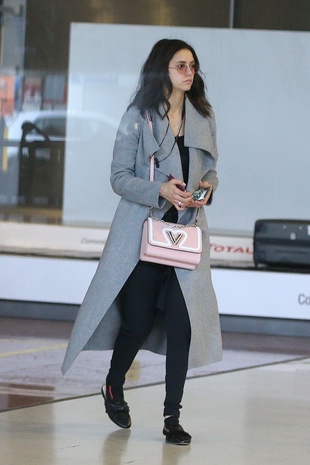 Nina Dobrev Charles De Gaulle Airport in Paris March 2, 2019