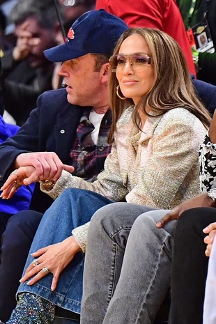 Jennifer Lopez Lakers Basketball Game March 16, 2024